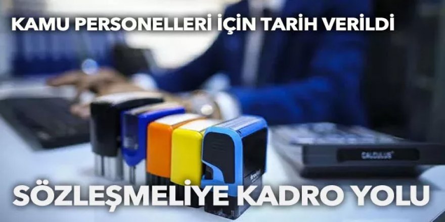 On binlerce sözleşmeli personeli sevindiren haber!