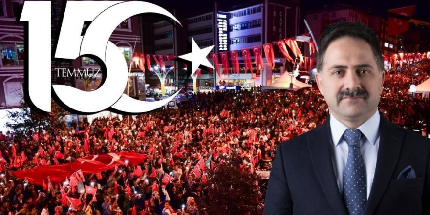 Başkan Uçar; “15 Temmuz milletlere rehberlik yapacak, yol gösterecek bir destandır”