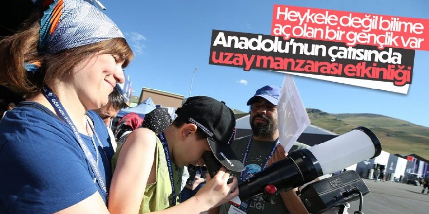 Mustafa Varank, Erzurum Gökyüzü Gözlem Etkinliği'nde konuştu