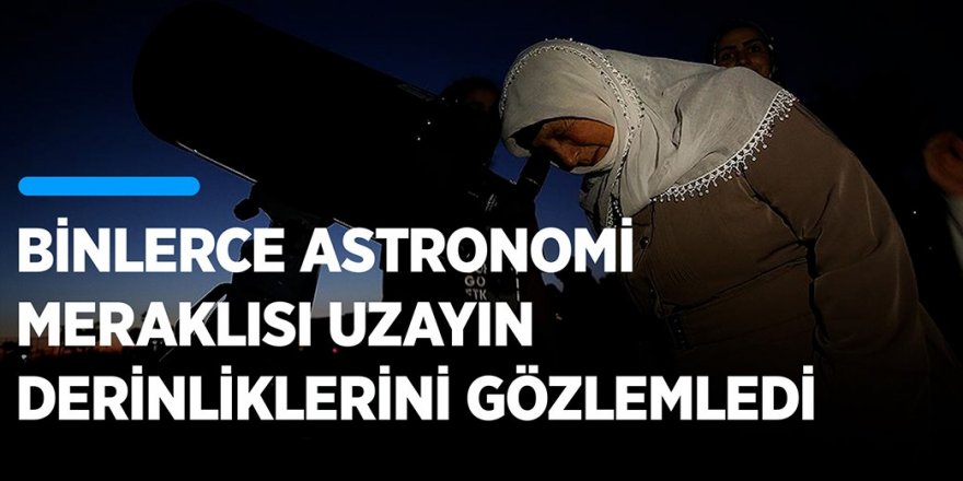 Binlerce gökyüzü meraklısı Erzurum’da buluştu