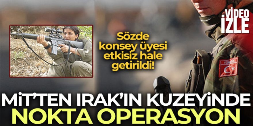 MİT'ten Irak'ın kuzeyinde nokta operasyon