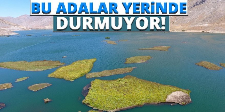 Erzurum'un yüzen adaları ziyaretçilerini bekliyor