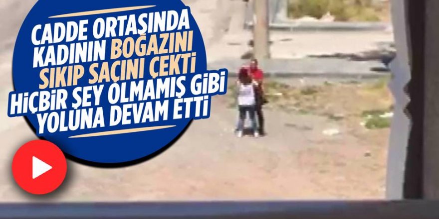 Erzurum'da korkunç olay:  Kadına saldırdı