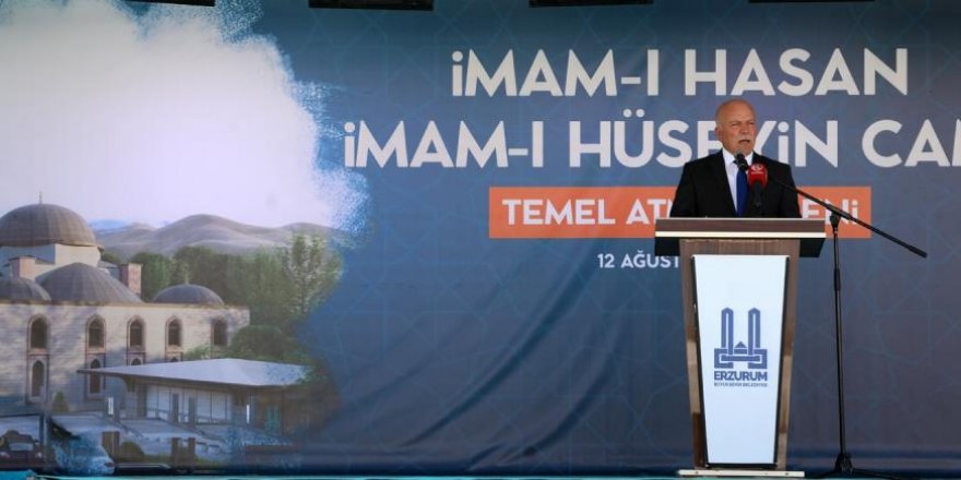 İmam Hasan İmam Hüseyin Cami’nin temeli dualarla atıldı