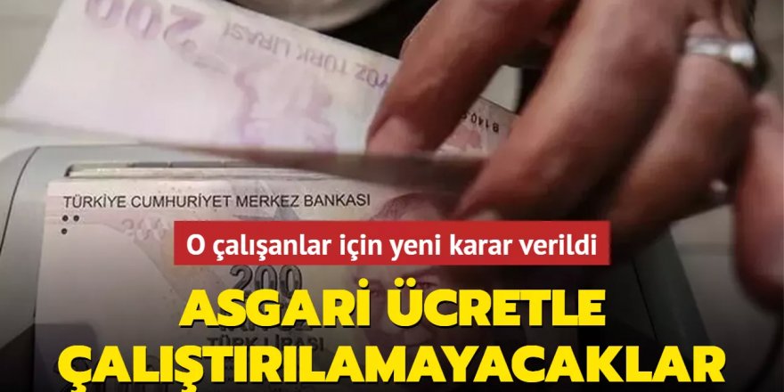 Yargıtay noktayı koydu! O işçiler, asgari ücretle çalıştırılamayacak