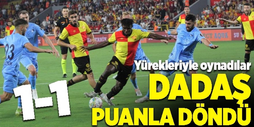 İzmir'de kazanan yok: Göztepe 1- Erzurumspor 1