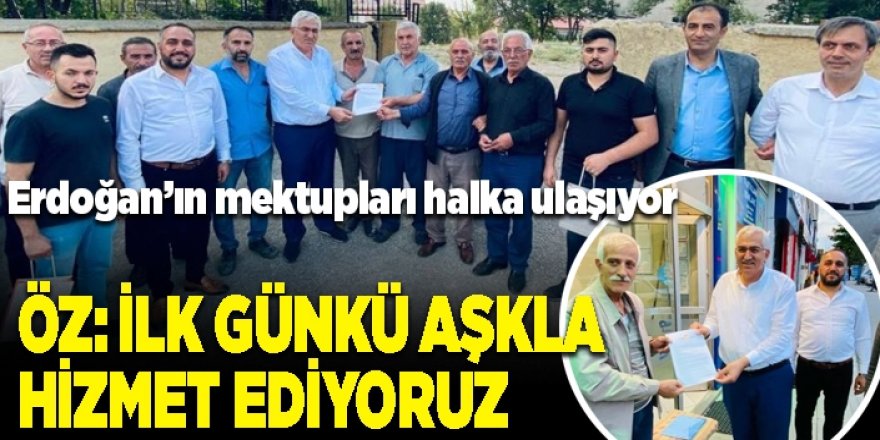 Öz: İlk günkü aşkla hizmet ediyoruz