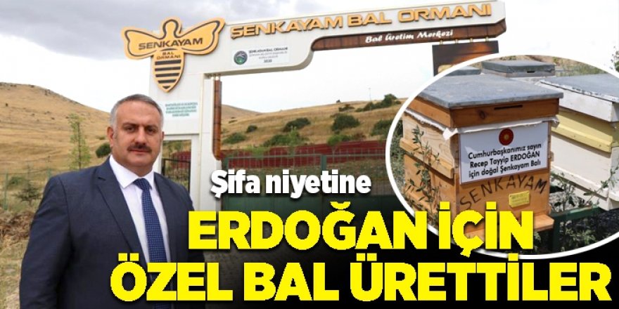 Erzurum'da Erdoğan için özel bal ürettiler