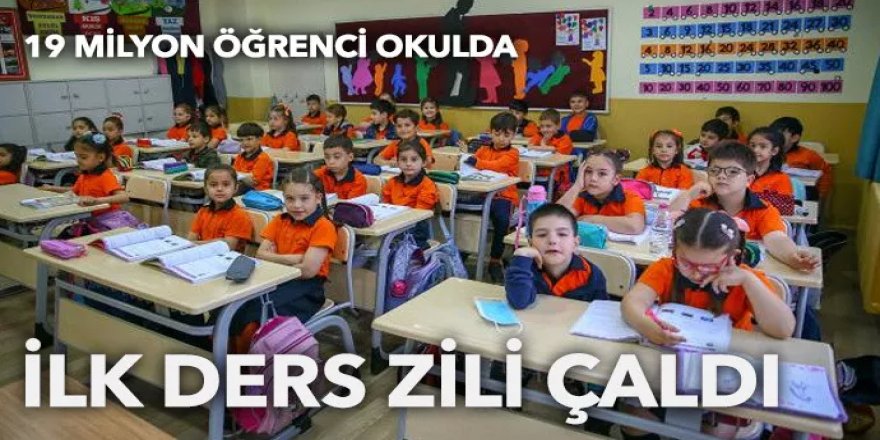 Okullar açıldı! 19 milyon öğrenci dersbaşı yaptı