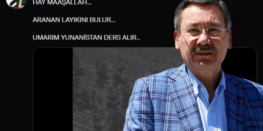 Melih Gökçek'in paylaşımı, sosyal medyanın gündemine oturdu!