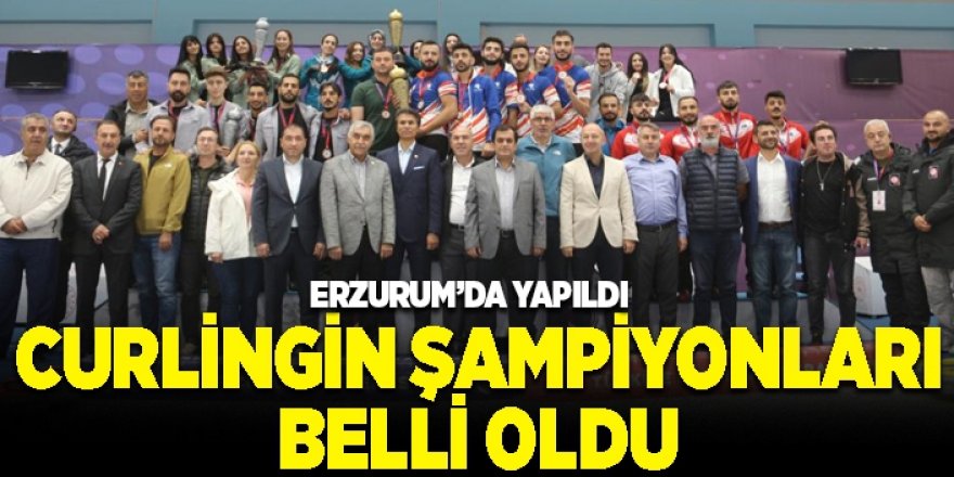 Curlingin şampiyonları belli oldu