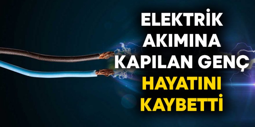 Erzurum'da Elektrik akımına kapılan genç hayatını kaybetti