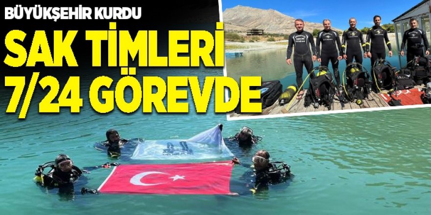 Büyükşehirin SAK timleri 7/24 görevde