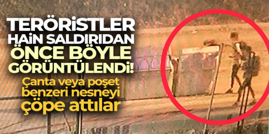 Teröristler saldırıdan 10 dakika önce kameraya böyle yansıdı