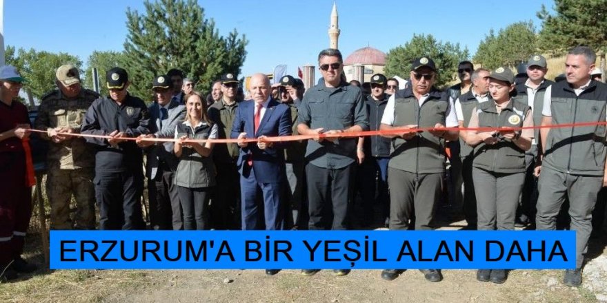 Erzurum'da ekoturizm alanı hizmete açıldı