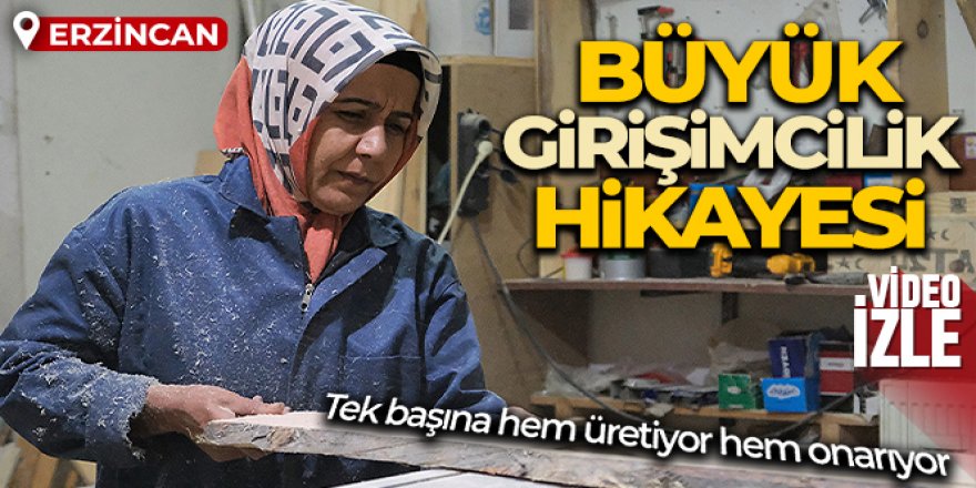 Sedir imalatı yapan kadın girişimci tek başına hem üretiyor hem onarıyor