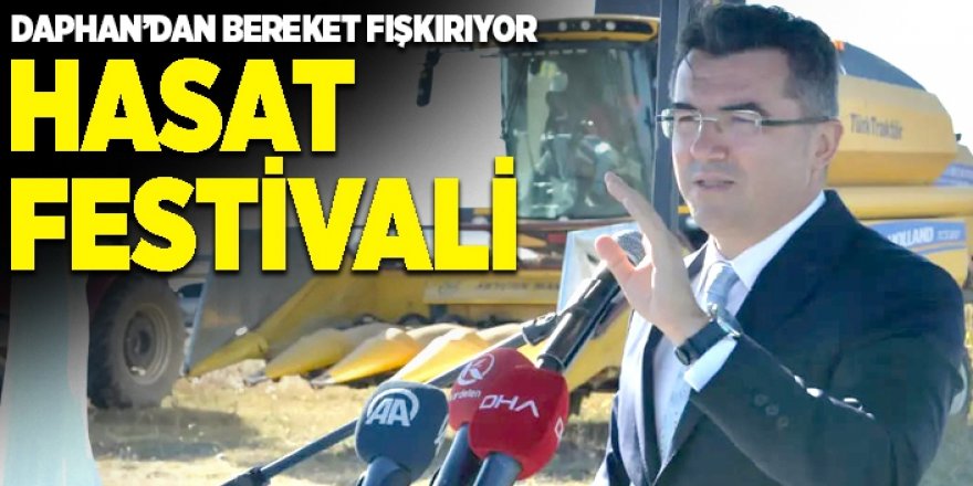 Erzurum’da hasat festivali