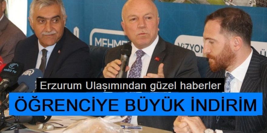 Başkan Sekmen açıkladı: Ulaşımda büyük indirim