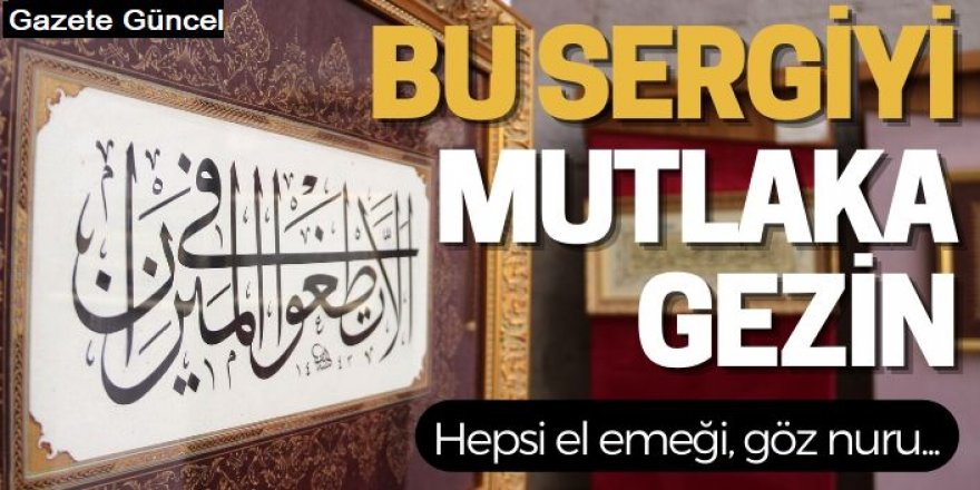 Erzurum’da Hüsn-i Hat Sergisi açıldı