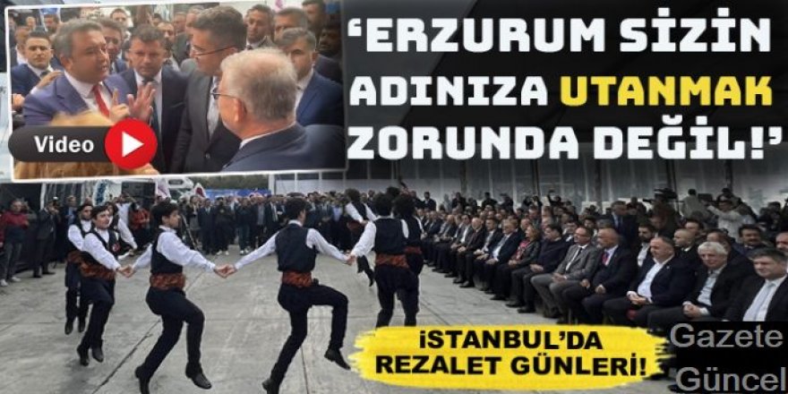 İstanbul’daki Erzurum günlerinde Davutoğlu krizi