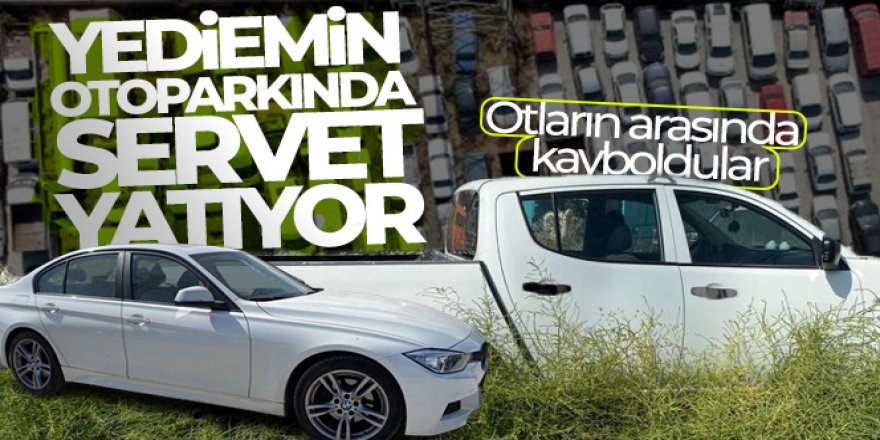 Yediemin otoparkında servet bekliyorlar