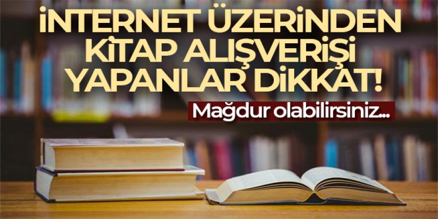 İnternetten kitap alışverişine dikkat