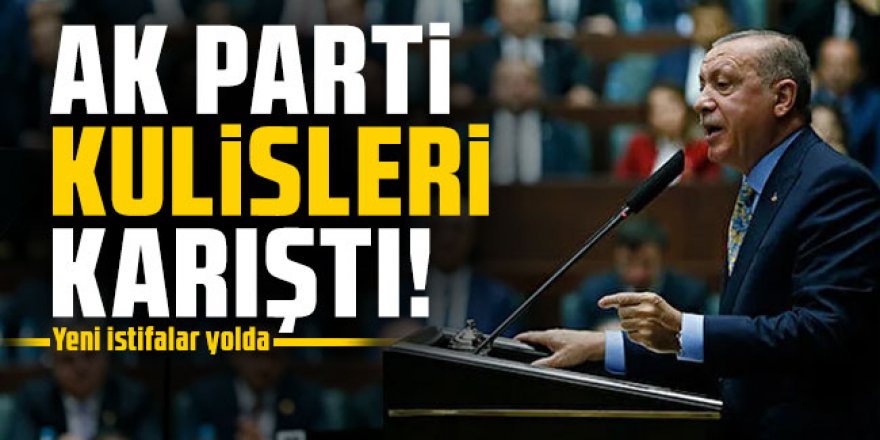 AK Parti kulisleri karıştı! Yeni istifalar yolda