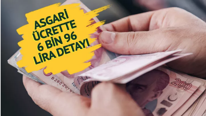 Asgari ücrette 6 bin 96 lira detayı! Enflasyonla beraber belli oldu!