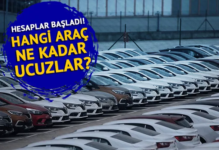 ÖTV güncellemesi sonrası hangi araç ne kadar ucuzlayacak?