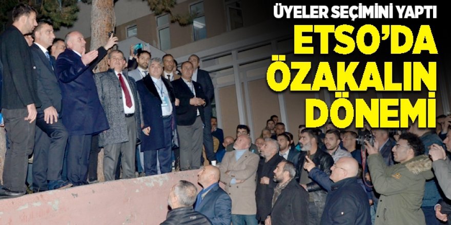 ETSO seçimlerinin galibi Saim Özakalın ve ekibi oldu