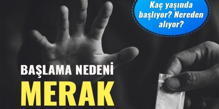 Uyuşturucuya başlama nedeni merak!