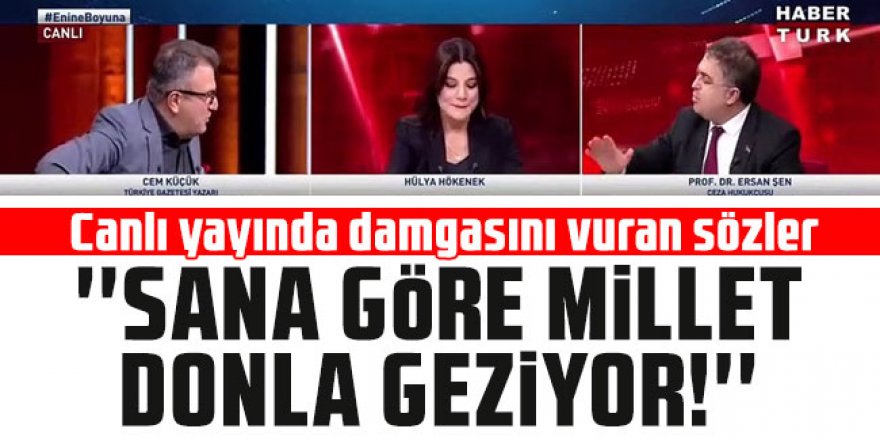 Ersan Şen'den Cem Küçük'e: ''Sana göre Almanya'da millet donla geziyor''