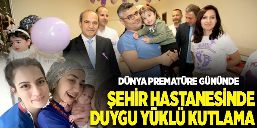 Şehir hastanesinde duygu yüklü kutlama