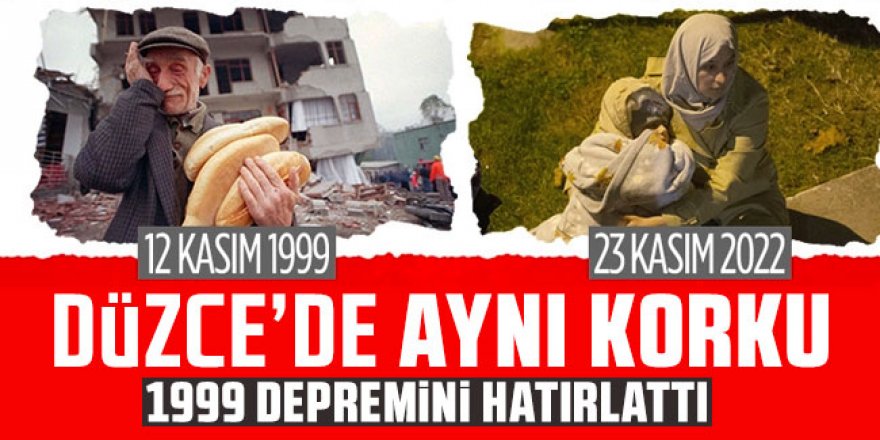 Düzceli 1999 depremini hatırladı...