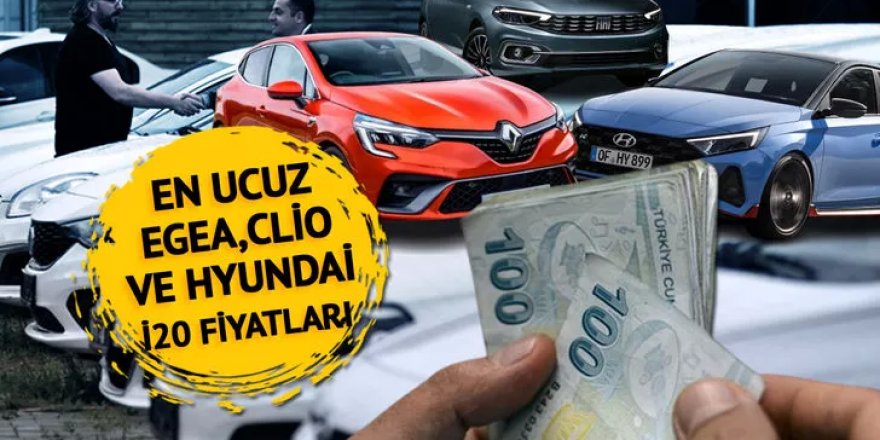 ÖTV matrah düzenlemesi sonrası sıfır otomobillerde yeni fiyatlar!