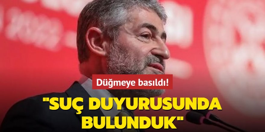 Bakan Nebati: Cumhuriyet Savcılığına suç duyurusunda bulunduk