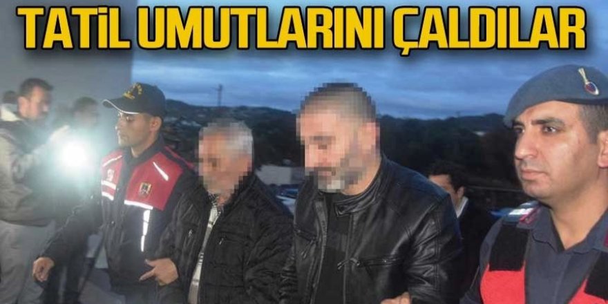 Tatil umutlarını çaldılar