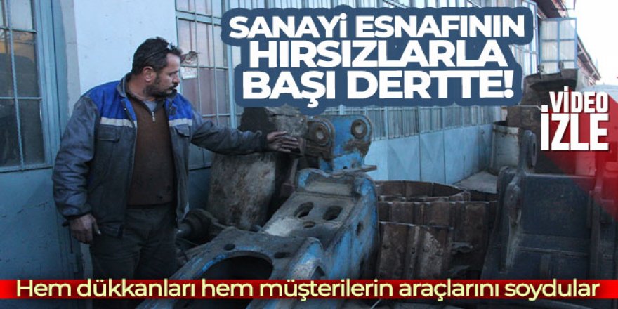 Erzurum'da Hırsızlar hem dükkanları hem müşterilerin araçlarını soydular