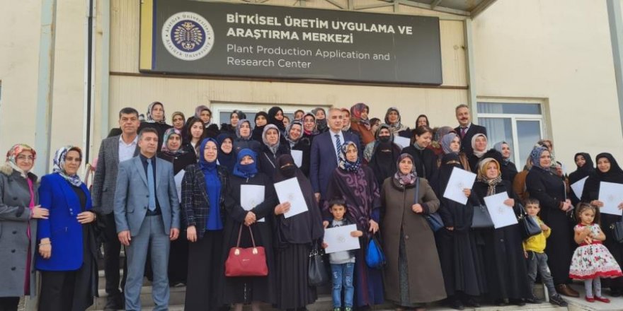 Erzurum'da çiftçilere eğitim verildi