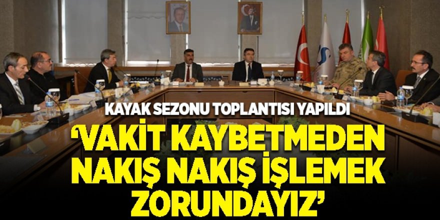 Vali Memiş: Palandöken’i nakış nakış işlemeliyiz