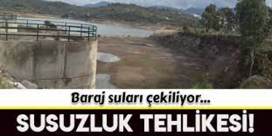 Bodrum'da susuzluk tehlikesi