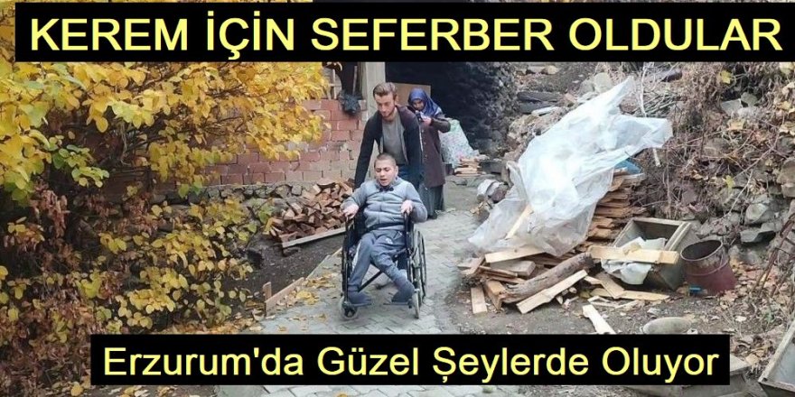 Kerem okula gitsin diye yol yaptılar