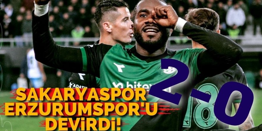 Sakaryaspor: 2 - BB Erzurumspor: 0