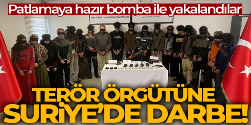 Suriye'nin kuzeyinde 18 terörist yakalandı