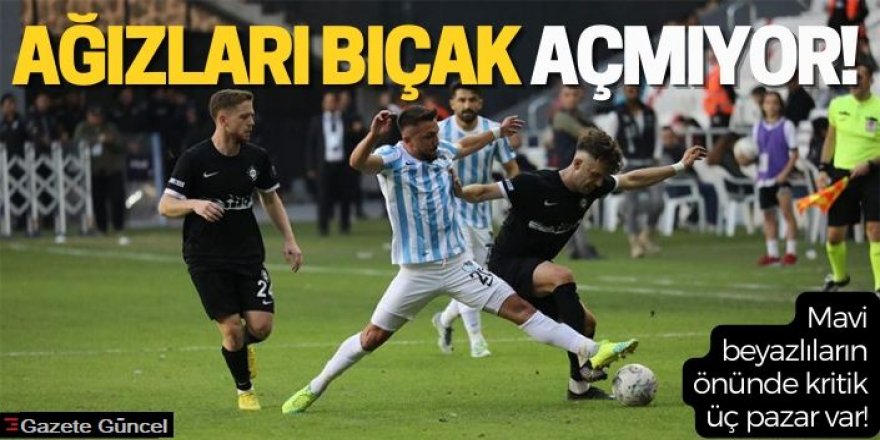 Erzurumspor'da ağızları bıçak açmıyor