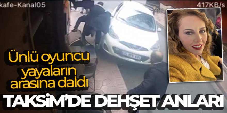 Ünlü kadın oyuncu yayaların arasına daldı