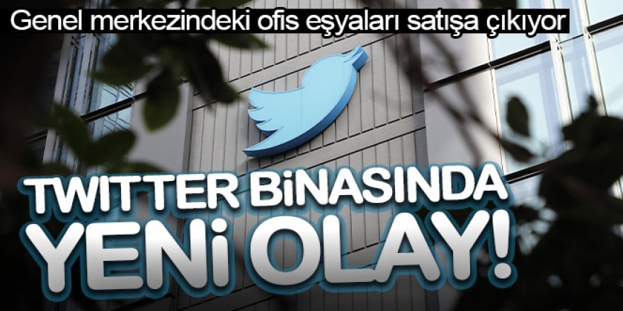 Twitter, genel merkezindeki ofis eşyalarını satışa çıkarıyor