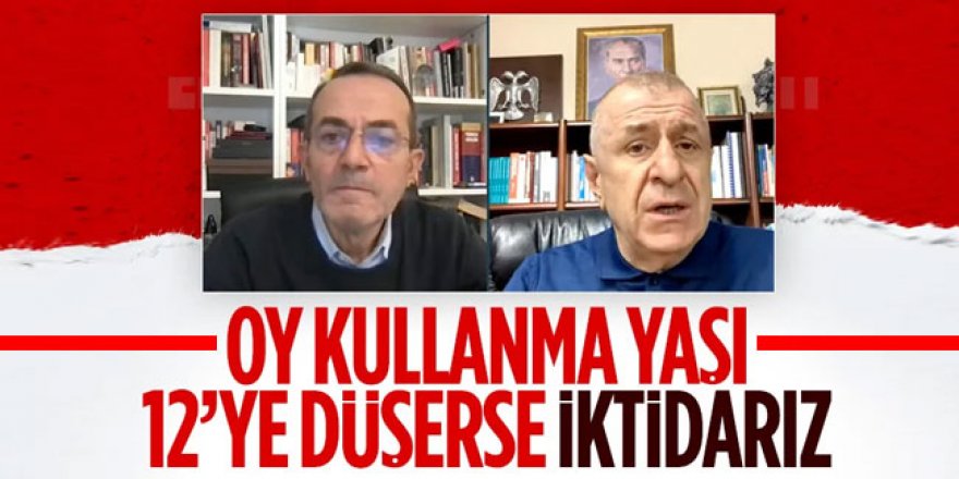 Ümit Özdağ: ''Oy verme yaşı 12'ye indirilsin, Zafer Partisi tek başına iktidara gelir''