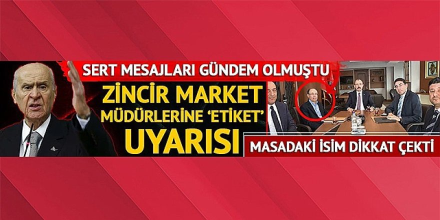 Bakan Muş'tan zincir market genel müdürlerine fahiş fiyat uyarısı