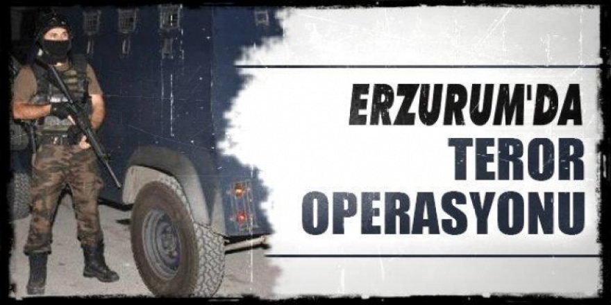 Erzurum’da FETÖ/DEAŞ/El Kaide terör örgütlerine darbe: 12 gözaltı